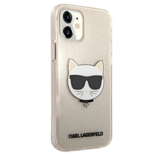 Kup Etui Karl Lagerfeld KLHCP12SCHTUGLGO Apple iPhone 12 mini arany/hardcase Glitter Choupette - KLD537GLD - {ean13} - Sklep Home Screen