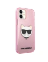 Kup Etui Karl Lagerfeld KLHCP12SCHTUGLP Apple iPhone 12 mini różowy/pink hardcase Glitter Choupette - KLD538PNK - {ean13} - Sklep Home Screen