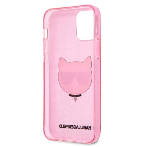 Kup Etui Karl Lagerfeld KLHCP12SCHTUGLP Apple iPhone 12 mini růžový/pink hardcase Glitter Choupette - KLD538PNK - {ean13} - Sklep Home Screen