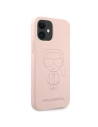 Kup Etui Karl Lagerfeld KLHCP12SSILTTPI Apple iPhone 12 mini Silicone Ikonik Outline rózsaszín/pink - KLD539PNK - {ean13} - Sklep Home Screen