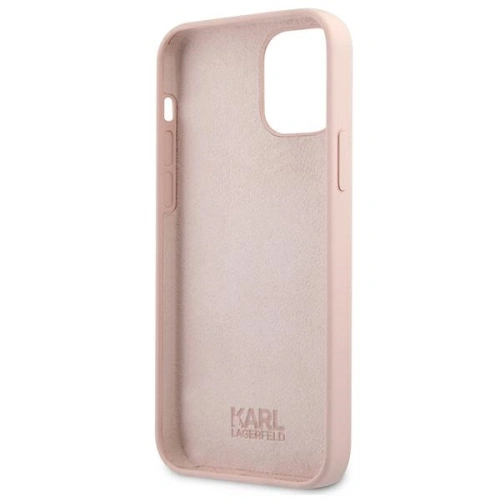 Kup Etui Karl Lagerfeld KLHCP12SSILTTPI Apple iPhone 12 mini Silicone Ikonik Outline rózsaszín/pink - KLD539PNK - {ean13} - Sklep Home Screen