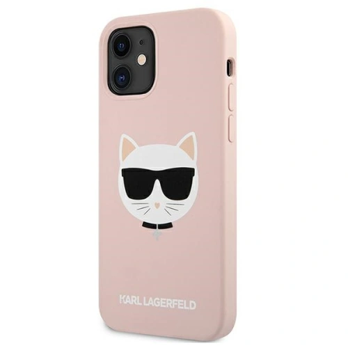 Kup Etui Karl Lagerfeld KLHCP12SSLCHLP Apple iPhone 12 mini hardcase jasno różowy/light pink Silicone Choupette - KLD540PNK - {ean13} - Sklep Home Screen