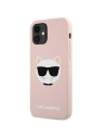 Kup Karl Lagerfeld Apple Tasche KLHCP12SSLCHLP iPhone 12 mini Hartschale hellrosa/hellrosa Silikon Choupette - KLD540PNK - {ean13} - Sklep Home Screen