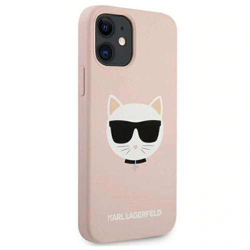 Kup Etui Karl Lagerfeld KLHCP12SSLCHLP Apple iPhone 12 mini hardcase jasno różowy/light pink Silicone Choupette - KLD540PNK - {ean13} - Sklep Home Screen