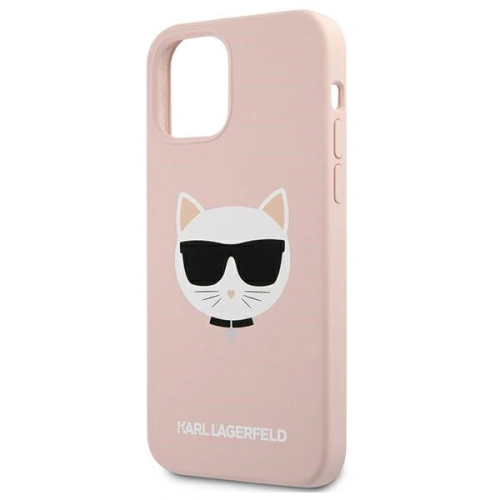 Kup Etui Karl Lagerfeld KLHCP12SSLCHLP Apple iPhone 12 mini hardcase jasno różowy/light pink Silicone Choupette - KLD540PNK - {ean13} - Sklep Home Screen