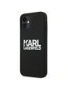 Kup Etui Karl Lagerfeld KLHCP12SSLKLRBK Apple iPhone 12 mini Silicon Stack Logo negru/black - KLD541BLK - {ean13} - Sklep Home Screen