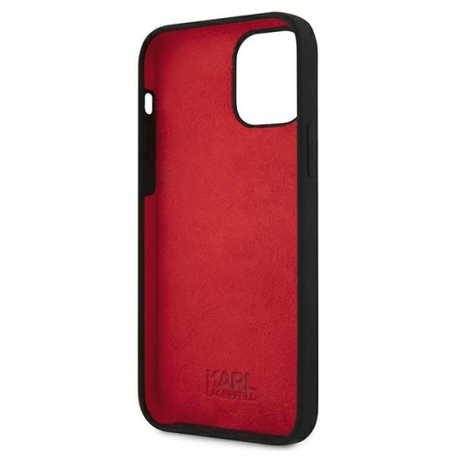 Kup Etui Karl Lagerfeld KLHCP12SSLKLRBK Apple iPhone 12 mini Silicone Stack Logo černý/black - KLD541BLK - {ean13} - Sklep Home Screen