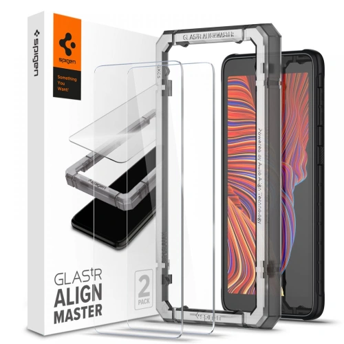 Kup Tvrzené sklo Spigen GLAS.tR Slim AlignMaster Samsung Galaxy Xcover 5 [2 PACK] - SPN1629 - {ean13} - Sklep Home Screen