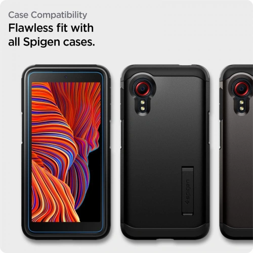 Buy Spigen GLAS.tR Slim AlignMaster Samsung Galaxy Xcover 5 [2 PACK] - SPN1629 - {ean13} - Home Screen Store Europe