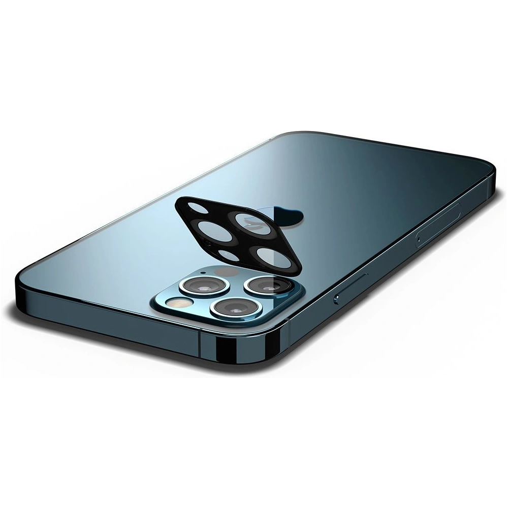 Szkło hartowane na aparat Spigen Optik Camera Lens Apple iPhone 12 Pro Pacific Blue
