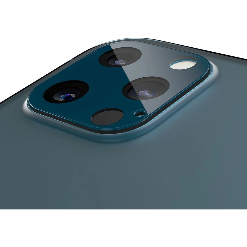 Szkło hartowane na aparat Spigen Optik Camera Lens Apple iPhone 12 Pro Pacific Blue