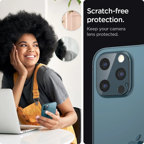 Kup Szkło hartowane na aparat Spigen Optik Camera Lens Apple iPhone 12 Pro Pacific Blue - SPN1635BLU - {ean13} - Sklep Home Screen