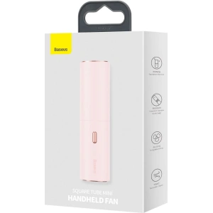 Kup Baseus Tragbarer Handventilator Square Tube (rosa) - BSU2705PNK - {ean13} - Sklep Home Screen