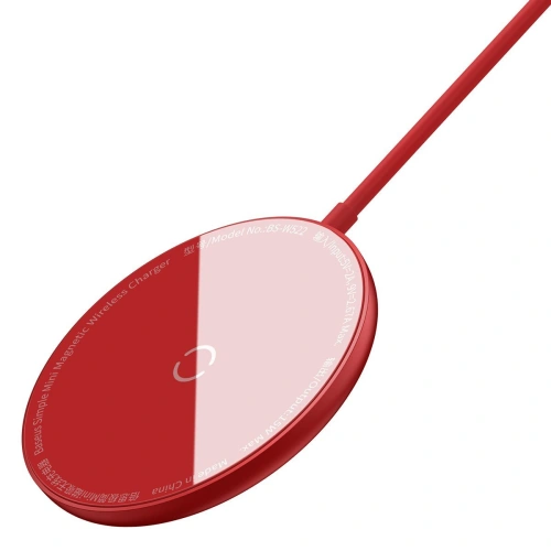 Buy Baseus Simple Mini Wireless Charger MagSafe, 15W (red) - BSU2711RED - {ean13} - Home Screen Store Europe