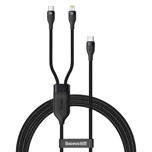 Kup Kabel USB-C Baseus Flash Series 2w1 USB-C / Lightning, 100W, 1.2m (černý) - BSU2713BLK - {ean13} - Sklep Home Screen