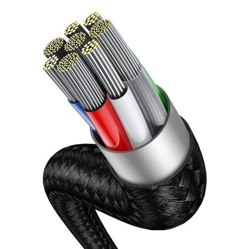 Buy Baseus Flash Series 2-in-1 Cable Type-c to 2x Type-C, 100W, 1.5m Black - BSU2713BLK - {ean13} - Home Screen Store Europe