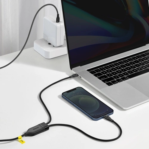 Kup Kabel USB-C Baseus Flash Series 2w1 USB-C / Lightning, 100W, 1.2m (černý) - BSU2713BLK - {ean13} - Sklep Home Screen