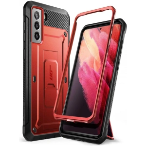 Etui Supcase Unicorn Beetle Pro Samsung Galaxy S21 Metallic Red