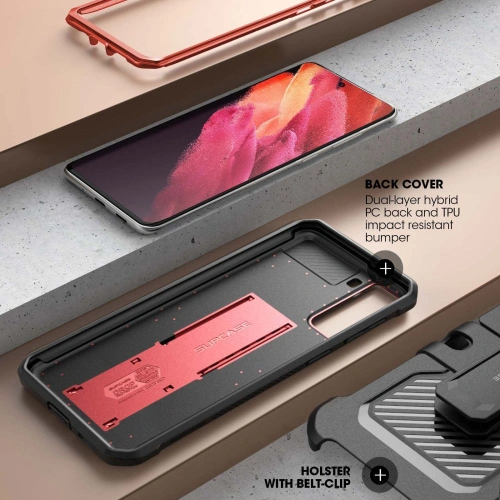 Kup Etui Supcase Unicorn Beetle Pro Samsung Galaxy S21 Metallic Red - SPC166RED - {ean13} - Sklep Home Screen