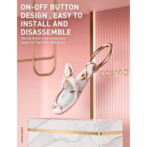 Kup Etui Supcase Cosmo Apple AirTag Mramor - SPC167MRB - {ean13} - Sklep Home Screen