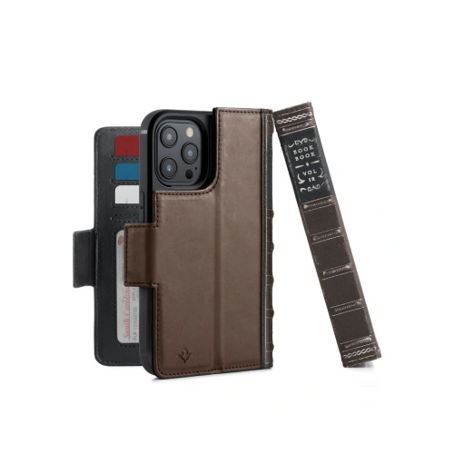 Kup Twelve South Apple Tasche BookBook Leder MagSafe iPhone 12/12 Pro (braun) - TSH040BR - {ean13} - Sklep Home Screen
