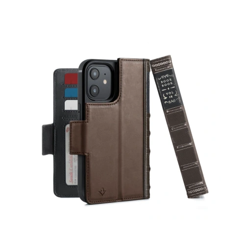Kup Etui Twelve South BookBook Leather MagSafe Apple iPhone 12 mini (hnědý) - TSH042BR - {ean13} - Sklep Home Screen