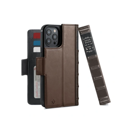 Kup Etui Twelve South BookBook Leather MagSafe Apple iPhone 12 Pro Max (hnědý) - TSH044BR - {ean13} - Sklep Home Screen