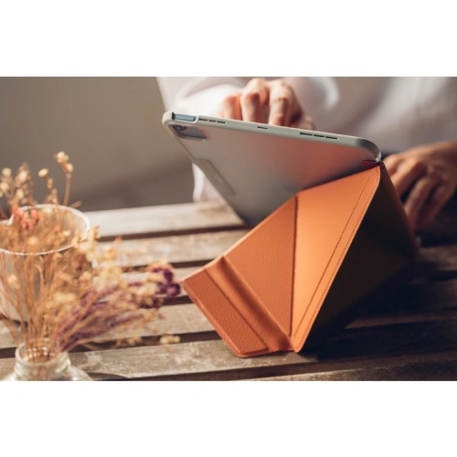 Kup Moshi Apple Hülle VersaCover iPad Pro 11 2018 (1. Generation)/iPad Air 10.9 2020/2022 (4. und 5. Generation) (Sienna Orange) - MOSH148SIEORA - {ean13} - Sklep Home Screen