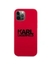 Kup Etui Karl Lagerfeld KLHCP12LSLKLRE Apple iPhone 12 Pro Max Silicone Stack Logo czerwony/red - KLD544RED - {ean13} - Sklep Home Screen