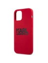 Kup Etui Karl Lagerfeld KLHCP12LSLKLRE Apple iPhone 12 Pro Max Silicone Stack Logo czerwony/red - KLD544RED - {ean13} - Sklep Home Screen