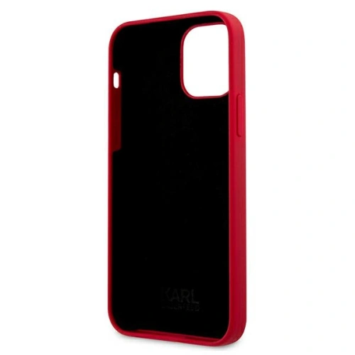 Kup Etui Karl Lagerfeld KLHCP12LSLKLRE Apple iPhone 12 Pro Max Silicone Stack Logo czerwony/red - KLD544RED - {ean13} - Sklep Home Screen