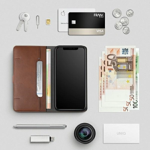 Kup Etui UNIQ book Journa Apple iPhone 12 Pro Max szary/dark grey - UNIQ381GRY - {ean13} - Sklep Home Screen