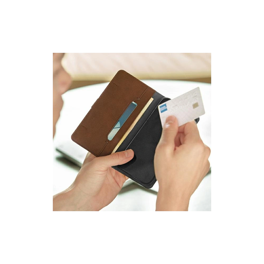 Etui UNIQ book Journa Apple iPhone 12 Pro Max szary/dark grey