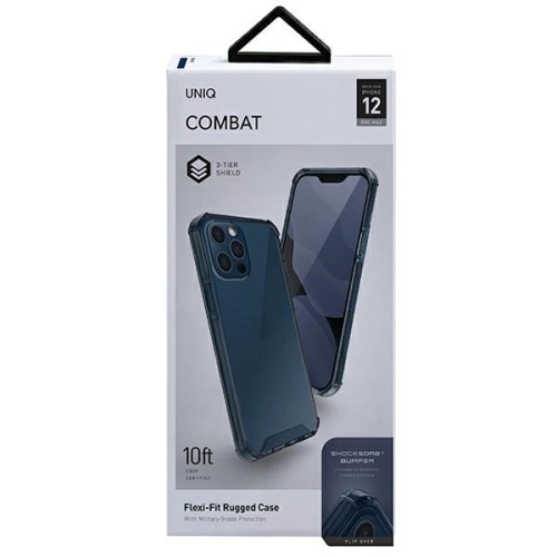 Kup Etui UNIQ Combat Apple iPhone 12 Pro Max modrý/nautical blue - UNIQ382BLU - {ean13} - Sklep Home Screen