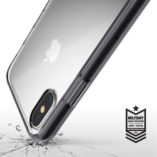 Kup Etui Ringke Fusion iPhone XS/X 5.8 Smoke Black - RGK754SM - {ean13} - Sklep Home Screen