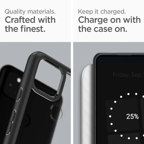 Kup Etui Spigen Ultra Hybrid Google Pixel 5a Matte Black - SPN1637BLK - {ean13} - Sklep Home Screen
