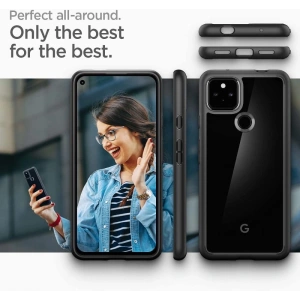 Buy Spigen Ultra Hybrid Google Pixel 5a Matte Black - SPN1637BLK - {ean13} - Home Screen Store Europe