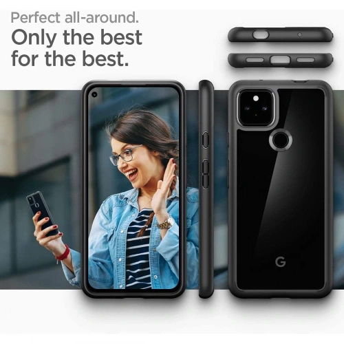 Kup Etui Spigen Ultra Hybrid Google Pixel 5a Matte Black - SPN1637BLK - {ean13} - Sklep Home Screen