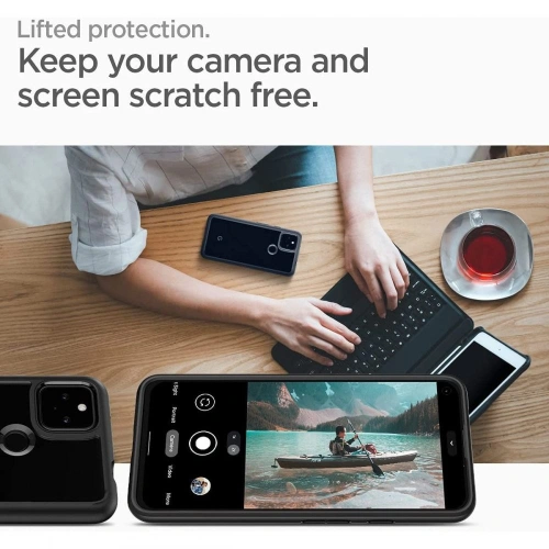 Kup Etui Spigen Ultra Hybrid Google Pixel 5a Matte Black - SPN1637BLK - {ean13} - Sklep Home Screen