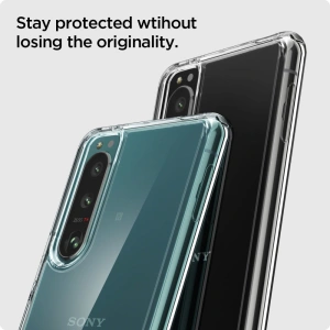 Kup Etui Spigen Ultra Hybrid Sony Xperia 5 III Crystal Clear - SPN1638CL - {ean13} - Sklep Home Screen