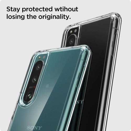 Kup Etui Spigen Ultra Hybrid Sony Xperia 5 III Crystal Clear - SPN1638CL - {ean13} - Sklep Home Screen