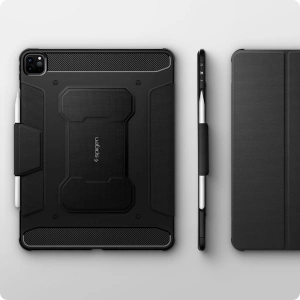 Kup Etui Spigen Rugged Armor Pro Apple iPad Pro 12.9 2021 (5. generacji) Black - SPN16339BLK - {ean13} - Sklep Home Screen