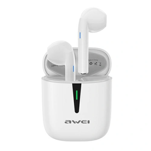 Kup AWEI căști Bluetooth 5.0 T21 TWS + stație de încărcare albă/white - AWEI064WHT - {ean13} - Sklep Home Screen