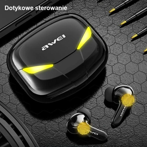 Kup AWEI sluchátka Bluetooth 5.0 T35 TWS + dokovací stanice herní černá/black - AWEI066BLK - {ean13} - Sklep Home Screen