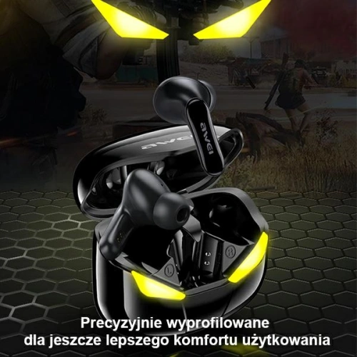 Kup AWEI sluchátka Bluetooth 5.0 T35 TWS + dokovací stanice herní černá/black - AWEI066BLK - {ean13} - Sklep Home Screen
