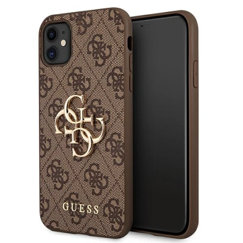 Kup Etui Guess GUHCN614GMGBR Apple iPhone 11 barna/brown hardcase 4G Big Metal Logo - GUE994BR - {ean13} - Sklep Home Screen