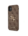 Buy Guess GUHCN614GMGBR Apple iPhone 11 brown hardcase 4G Big Metal Logo - GUE994BR - {ean13} - Home Screen Store Europe