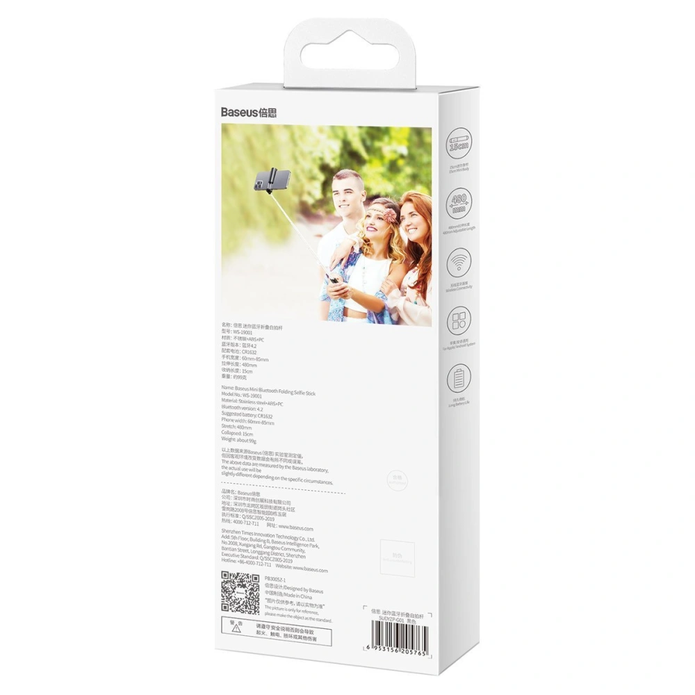 Selfie stick Bluetooth Baseus Ultra Mini (czarny)