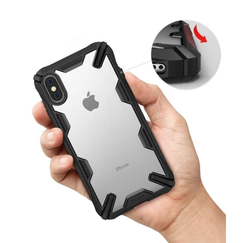 Kup Etui Ringke Fusion-X iPhone XS/X 5.8 Black - RGK755BLK - {ean13} - Sklep Home Screen