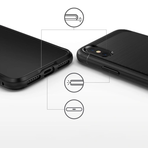 Kup Etui Ringke Onyx iPhone XS/X 5.8 Fekete - RGK757BLK - {ean13} - Sklep Home Screen